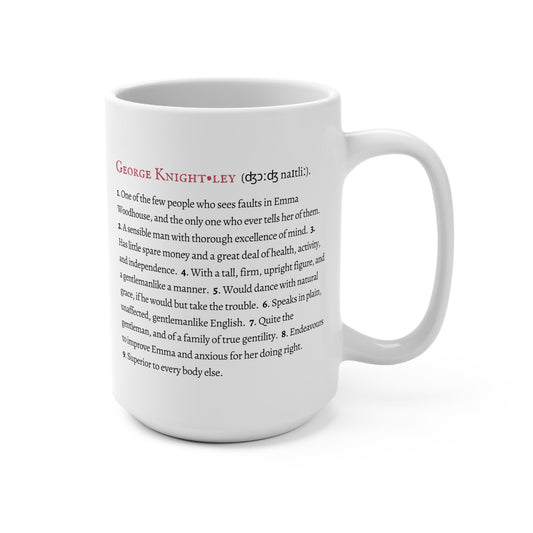 Mr Knightley Character Definition Mug