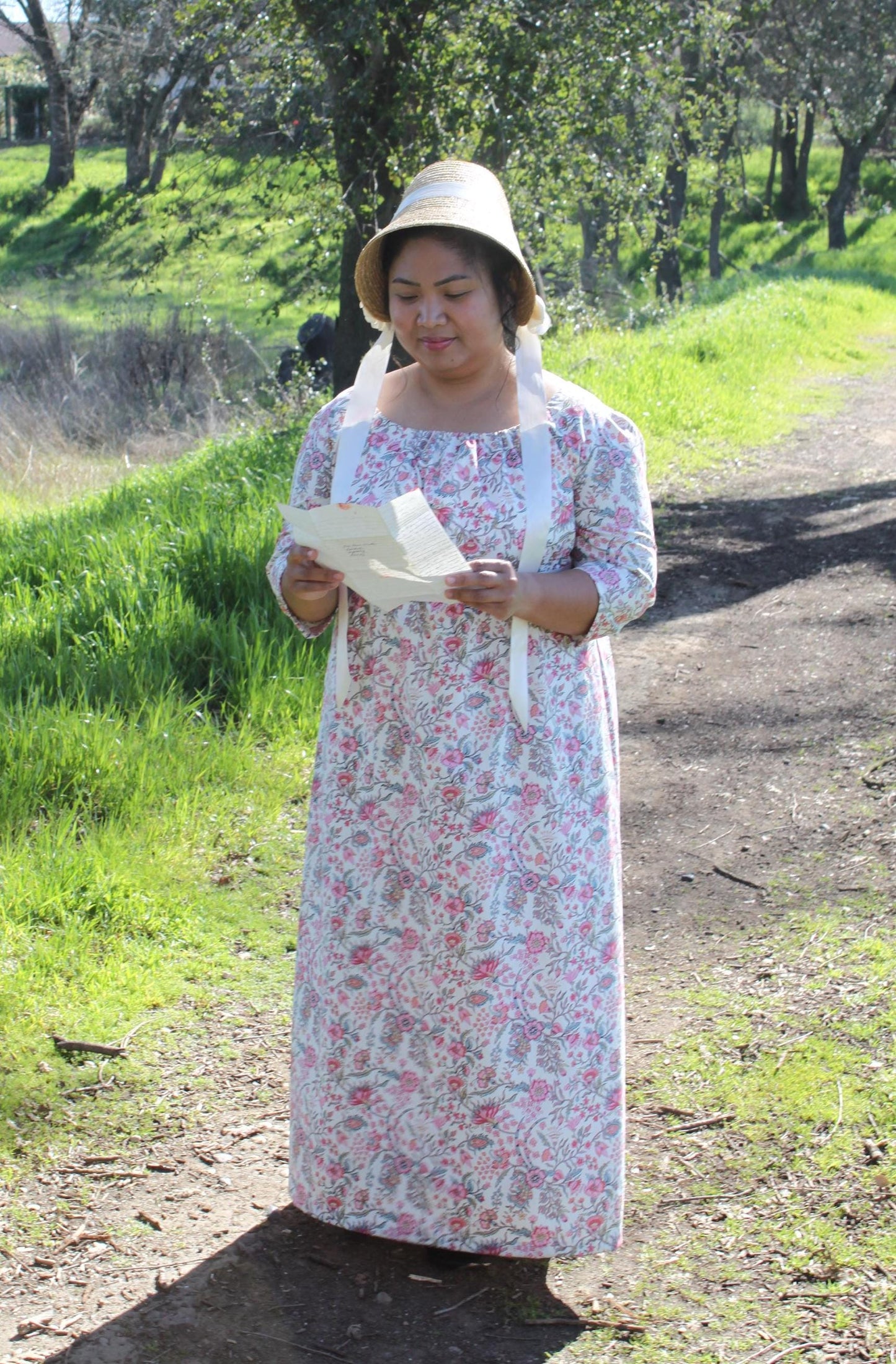 Elizabeth Print Gown