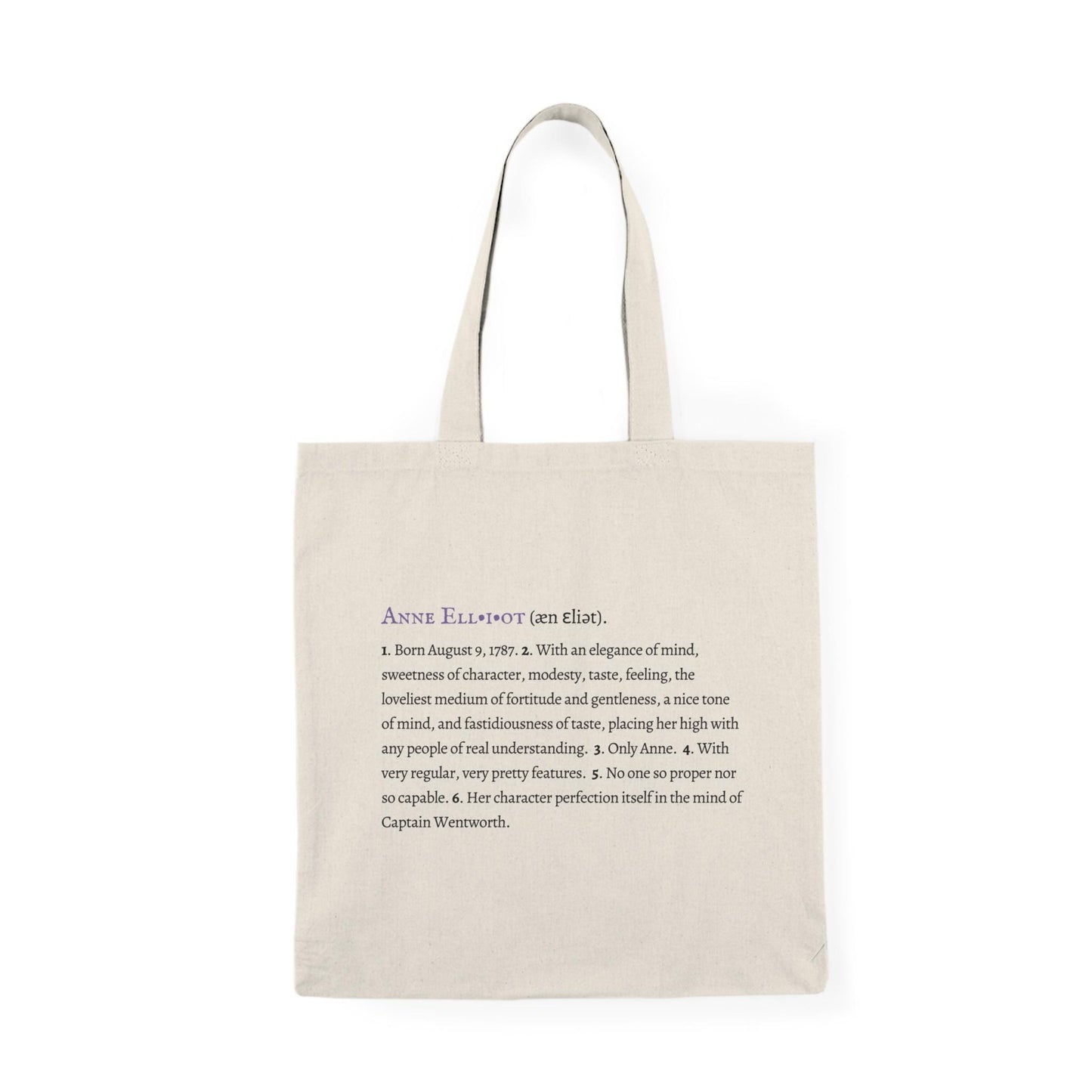 Anne Elliot Tote Bag