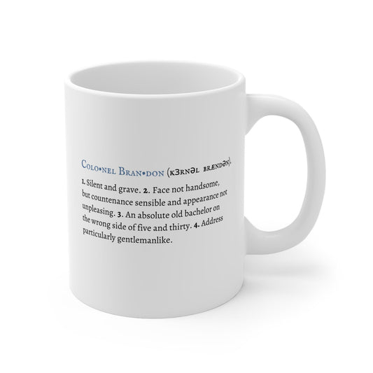 Colonel Brandon Character Definition Mug