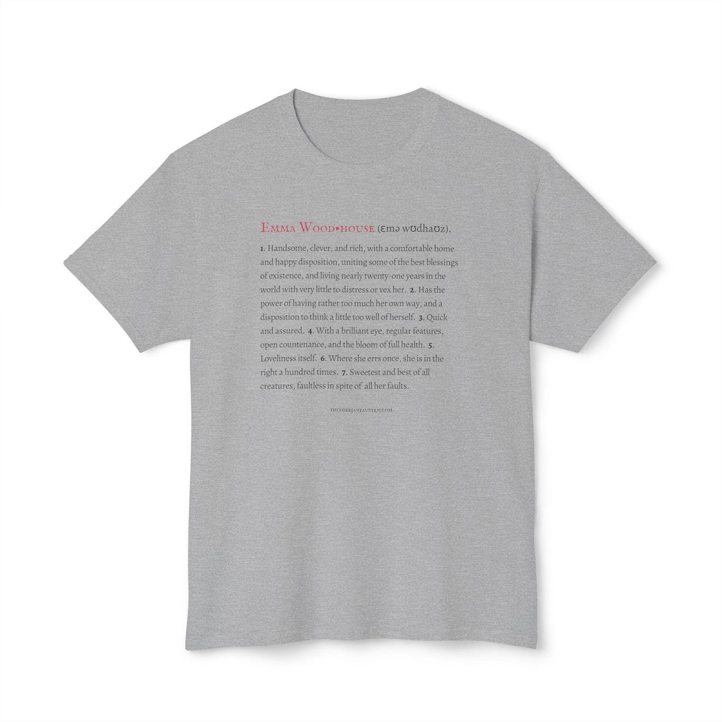 Emma Woodhouse Character Definition Tee