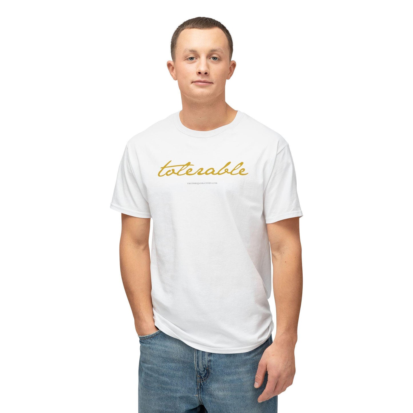 Pride and Prejudice Tolerable Quote Tee