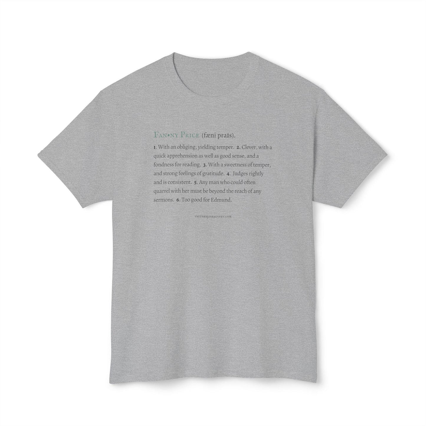 Fanny Price Character Definition Tee