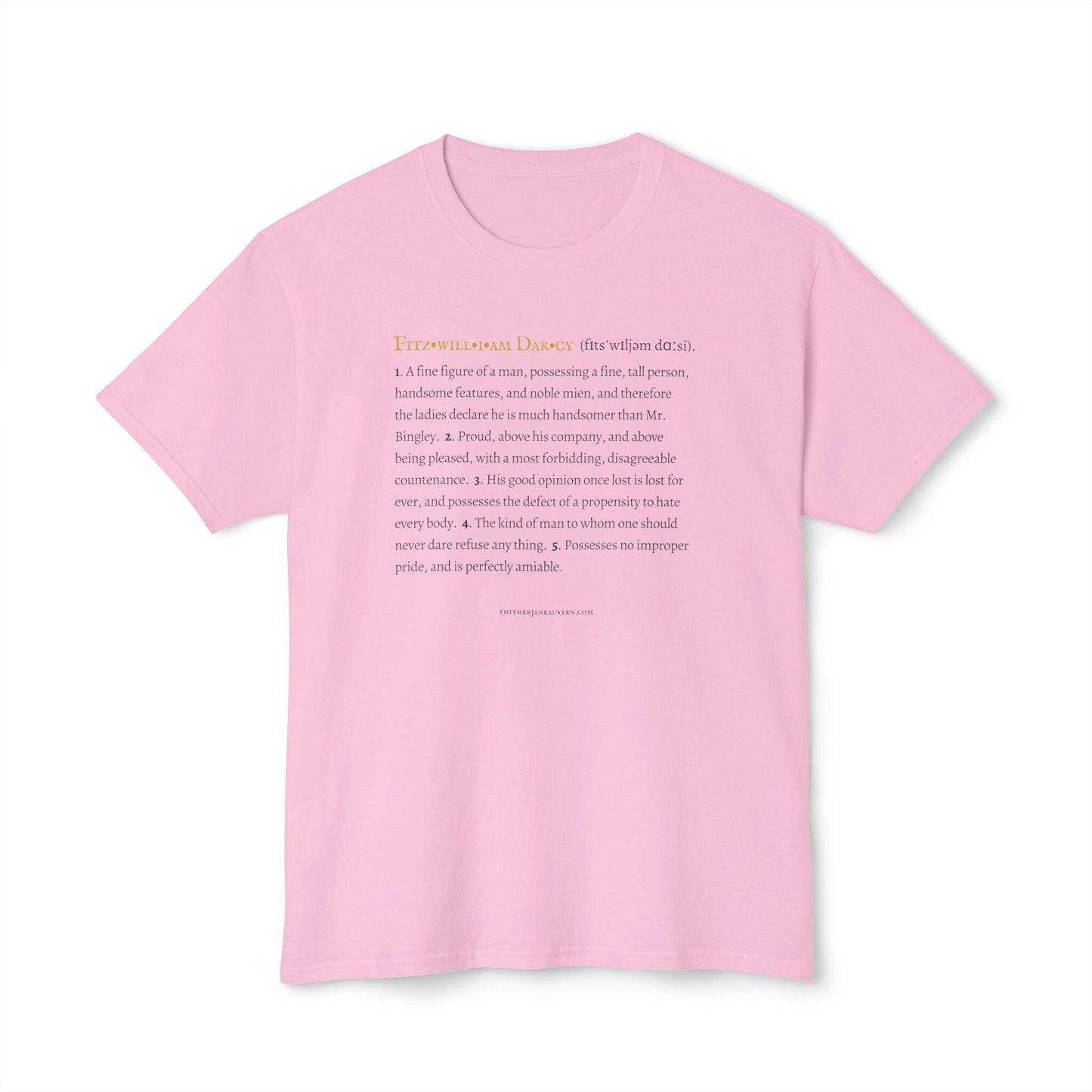 Mr. Darcy Character Definition Tee