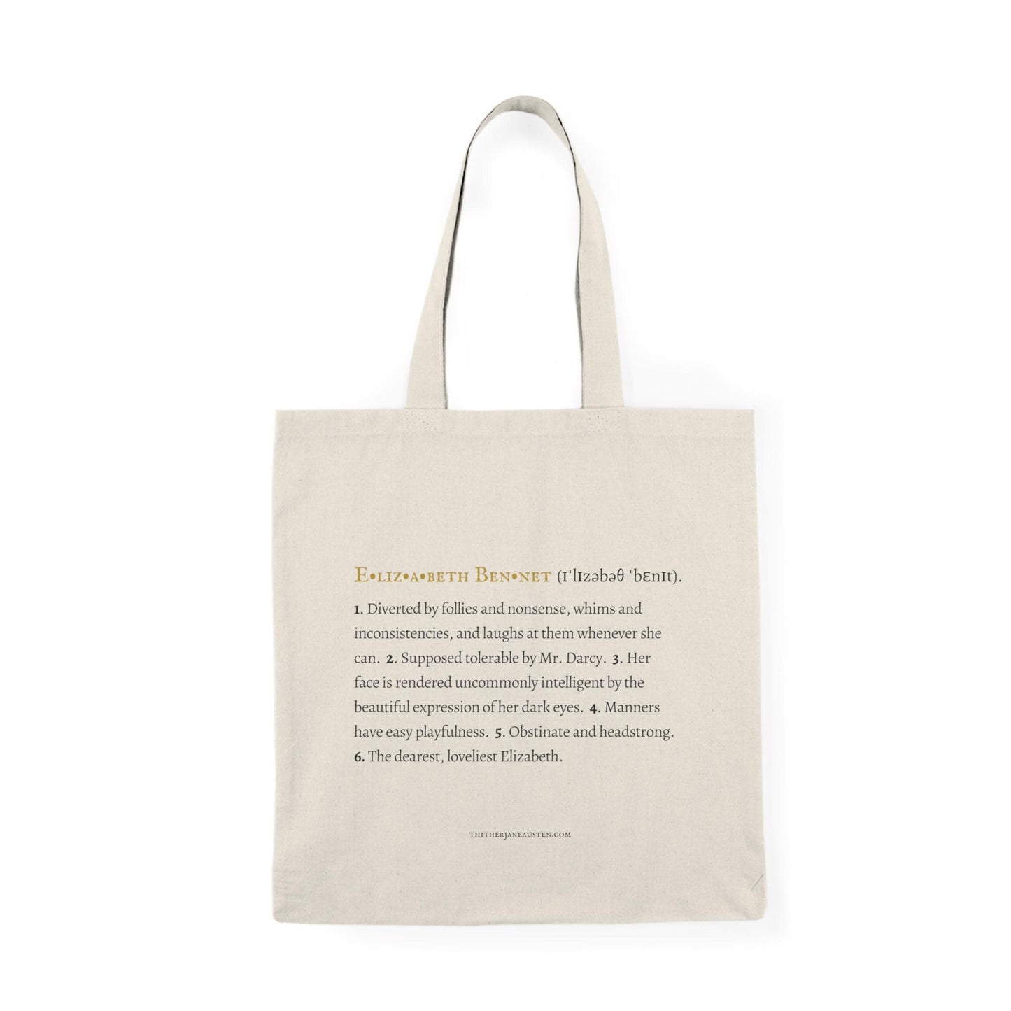 Elizabeth Bennet Tote
