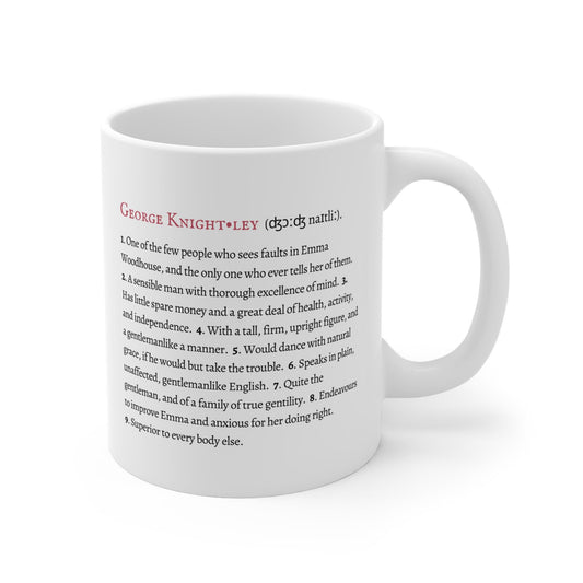 Mr Knightley Character Definition Mug