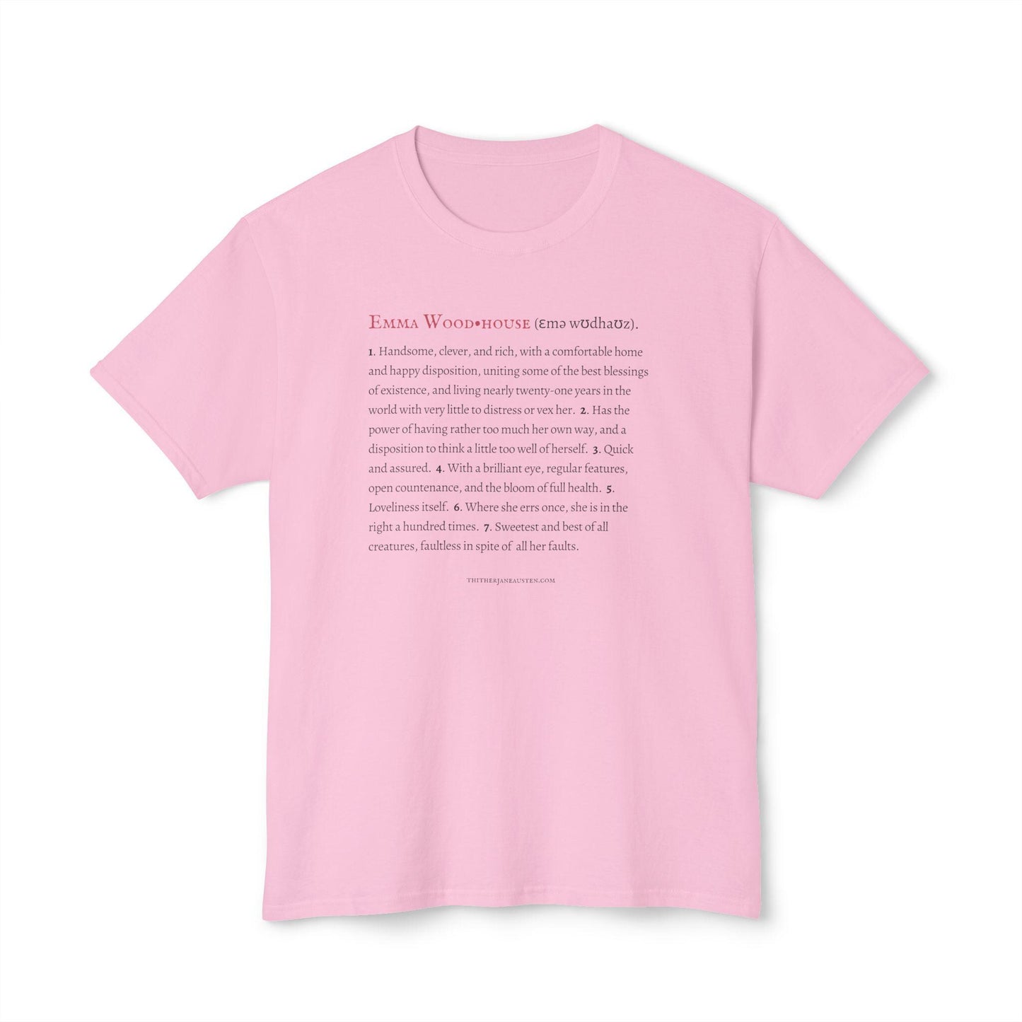 Emma Woodhouse Character Definition Tee