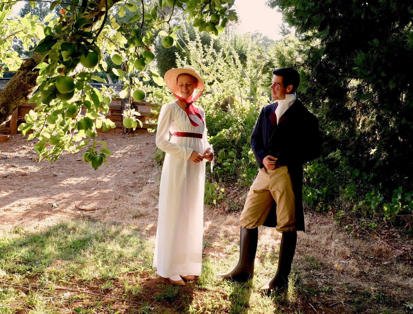 Long Sleeve Regency Gown