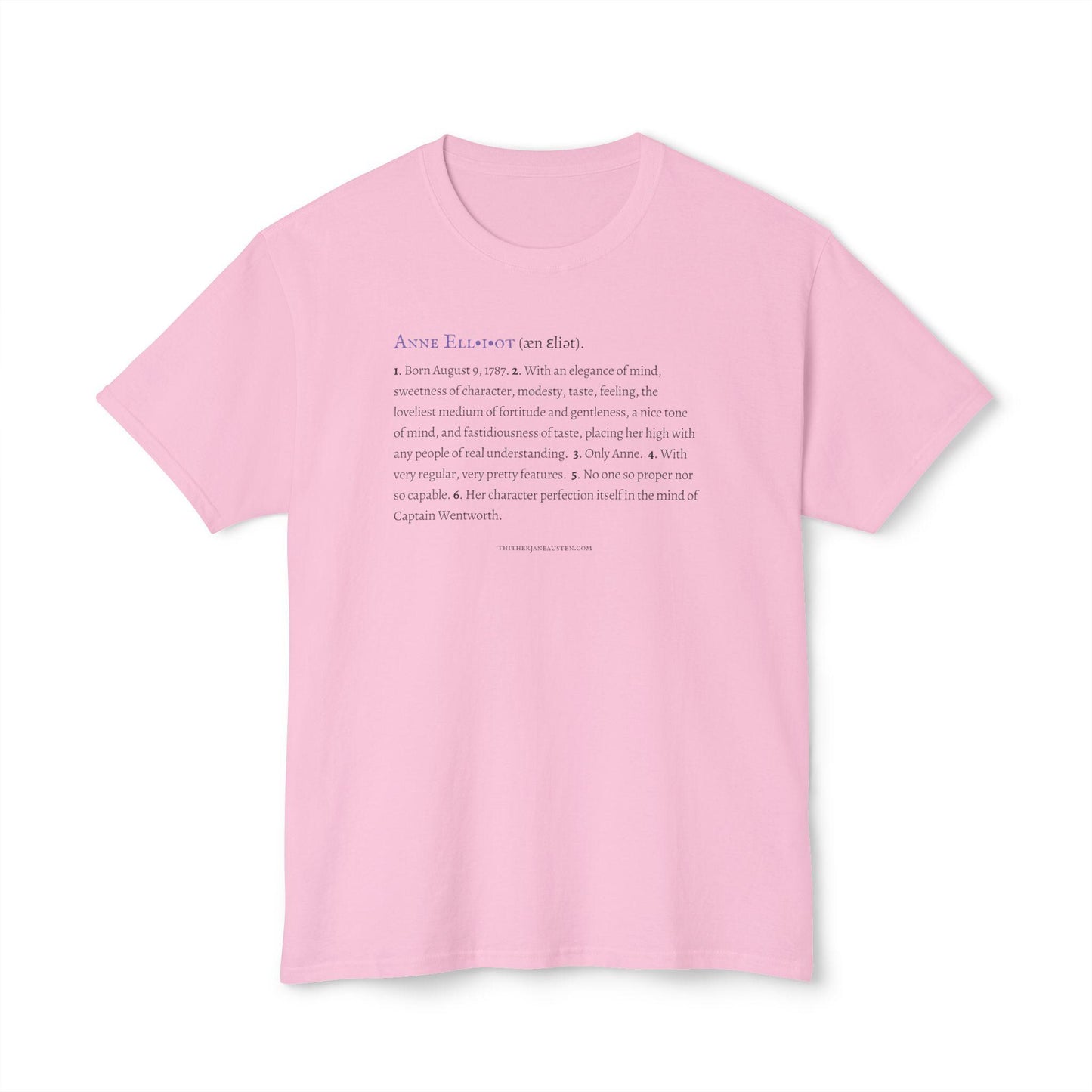 Anne Elliot Character Definition Tee