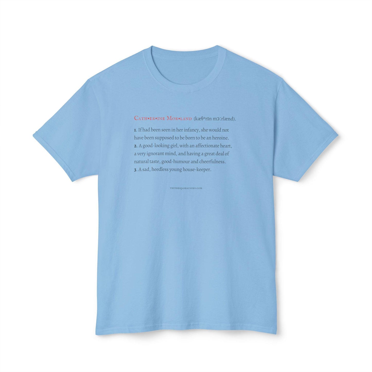 Catherine Morland Character Definition Tee