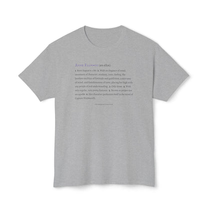 Anne Elliot Character Definition Tee