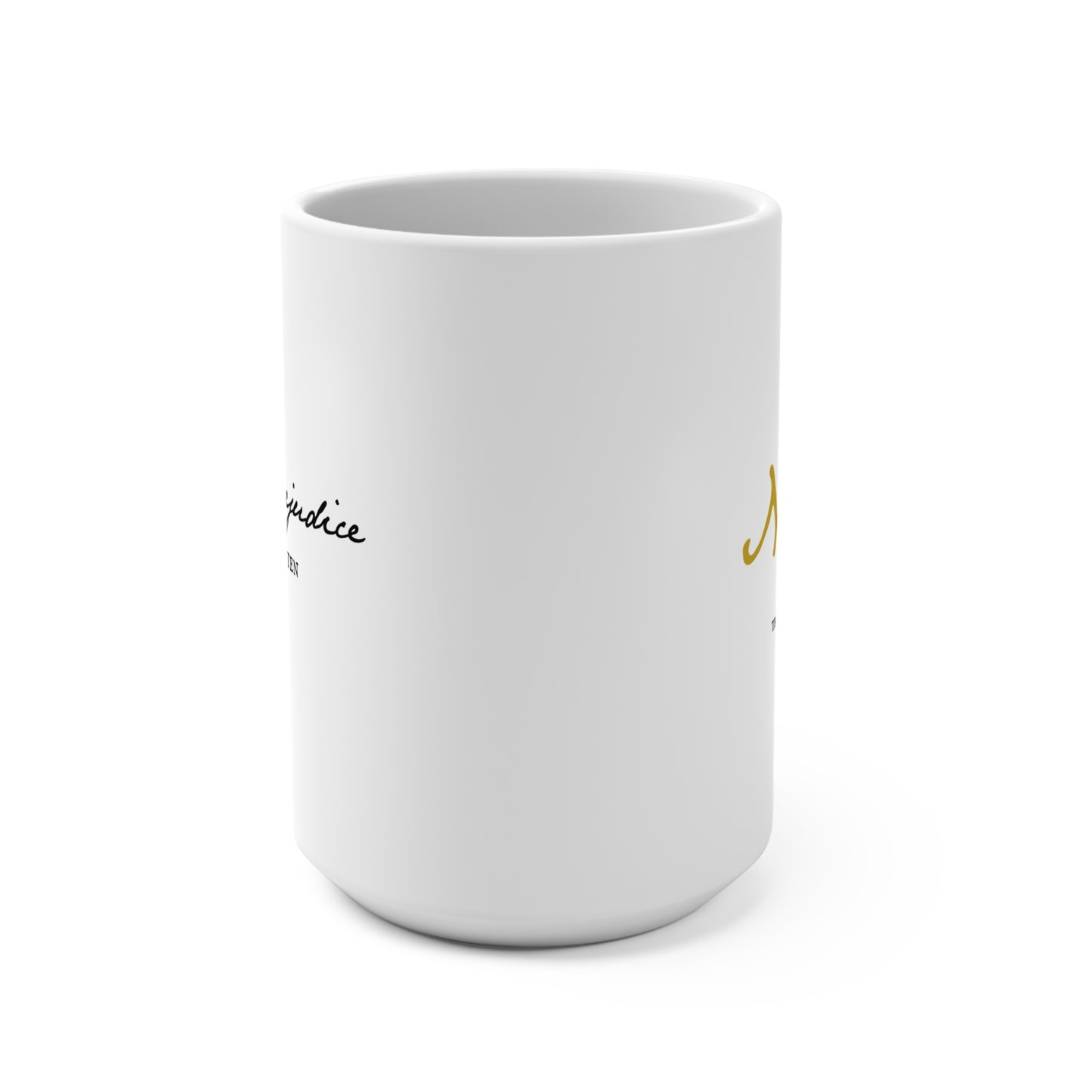 No lace! Pride and Prejudice Quote Mug, 15 oz