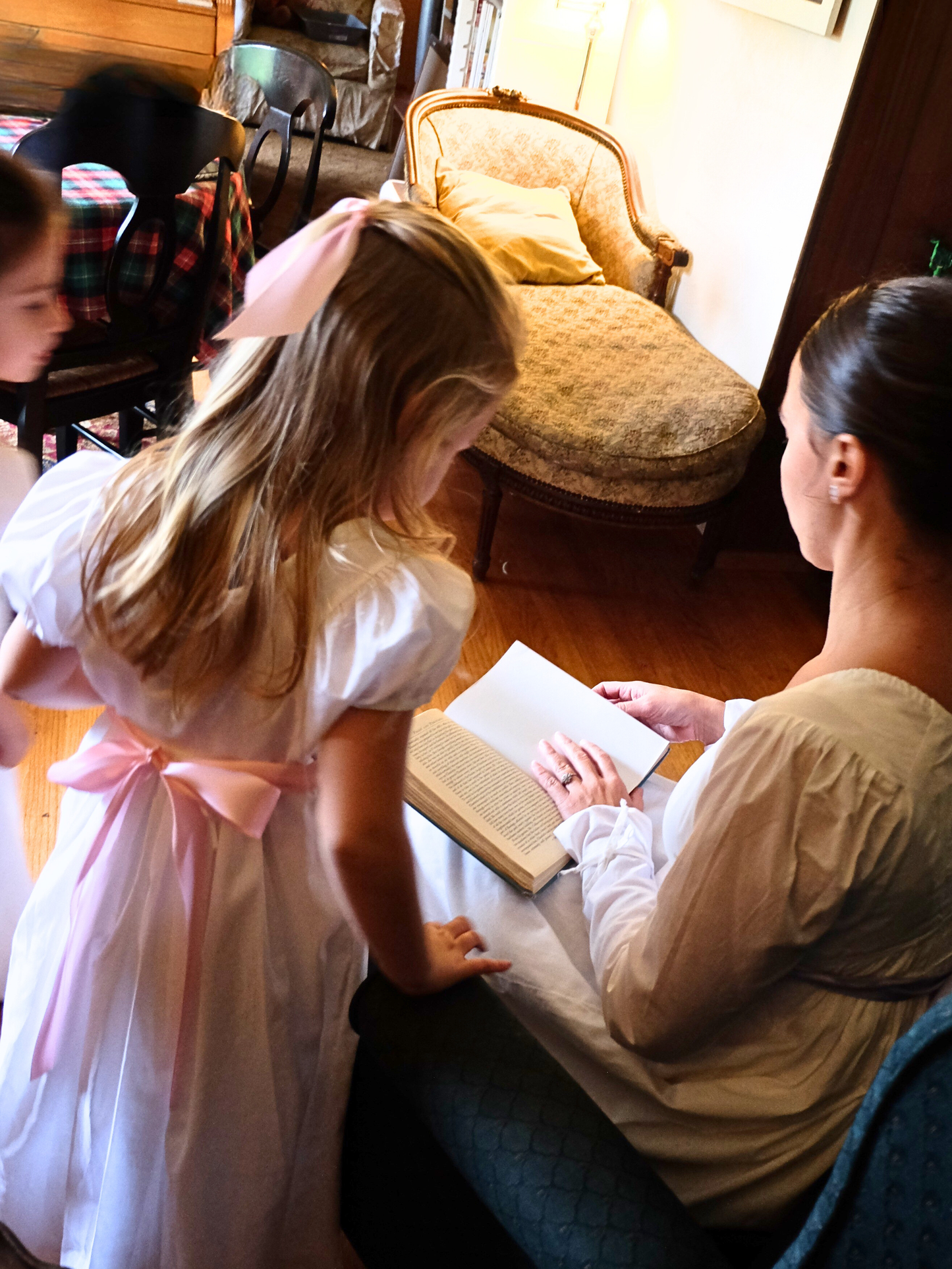 Girls Jenny Regency Cotton Drawstring Dress