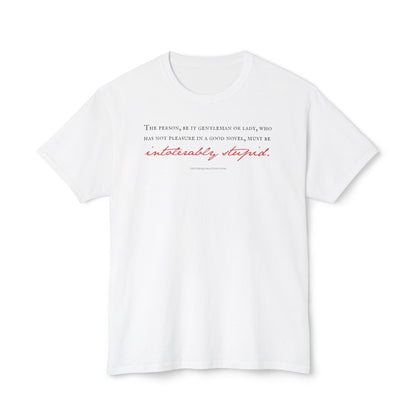Northanger Abbey Quote Tee - Jane Austen Complaints Collection