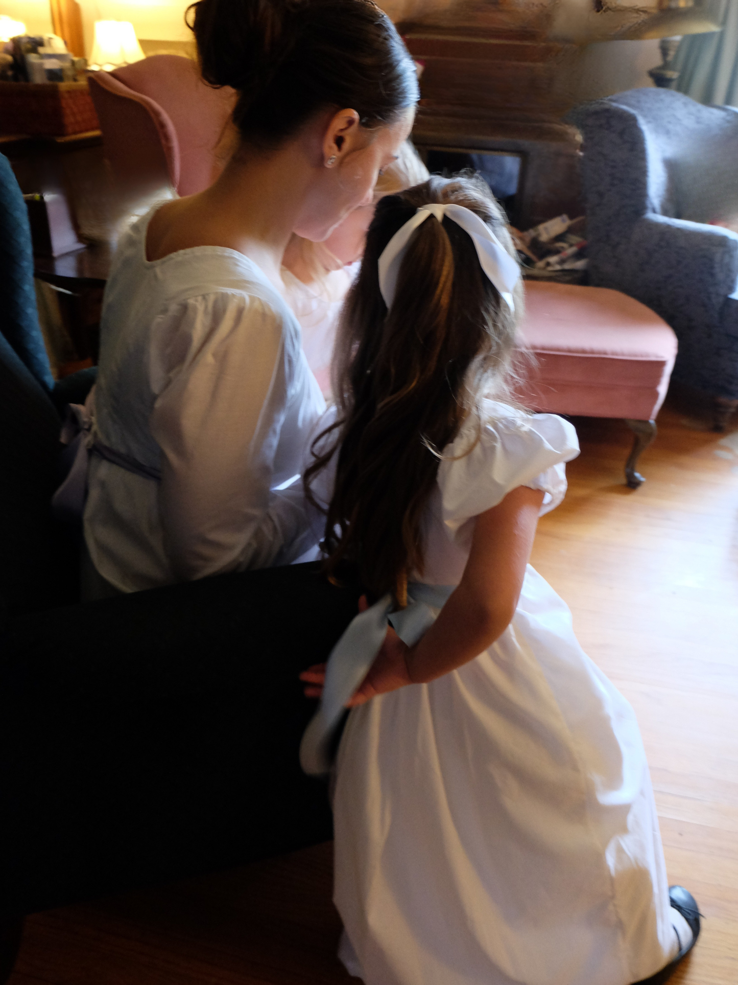 Girls Jenny Regency Cotton Drawstring Dress