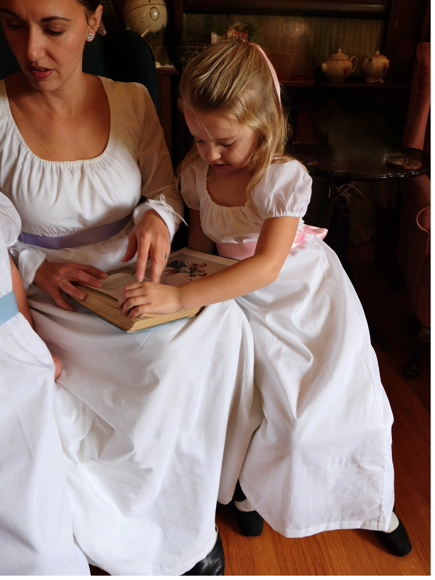 Girls Jenny Regency Cotton Drawstring Dress