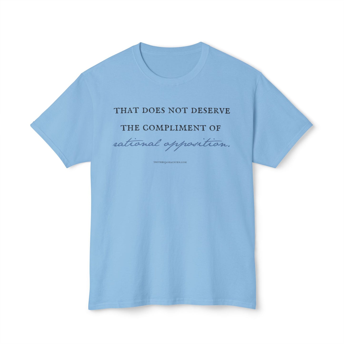 Sense and Sensibility Quote Tee - Jane Austen Complaints Collection