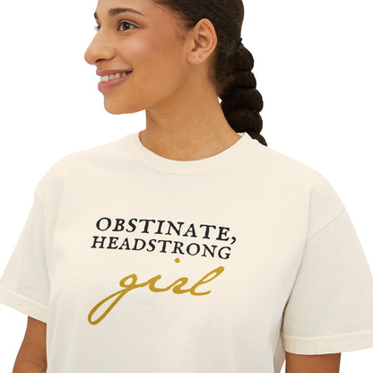 Headstrong Girl 'Pride and Prejudice' Boxy Tee