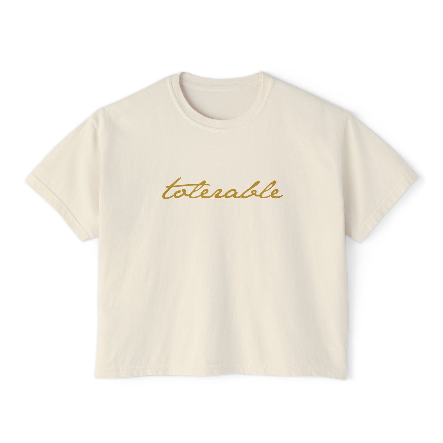 Tolerable 'Pride and Prejudice' Boxy Tee