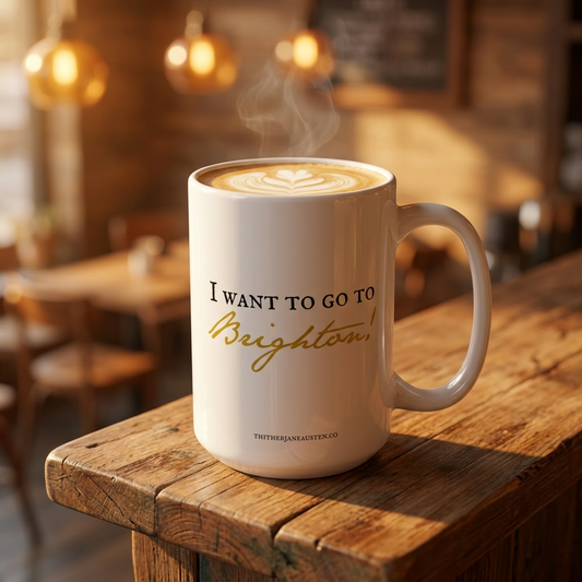 Pride and Prejudice Lydia Quote, Jane Austen's Humor - 15oz Mug