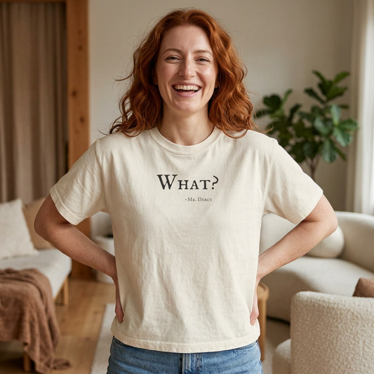 Mr Darcy Quote BBC 'Pride and Prejudice' Boxy Tee