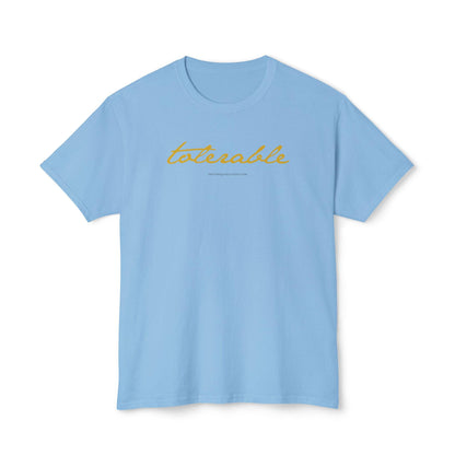 Pride and Prejudice Tolerable Quote Tee