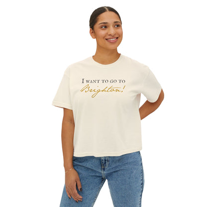 Lydia Bennet Quote BBC 'Pride and Prejudice' Boxy Tee
