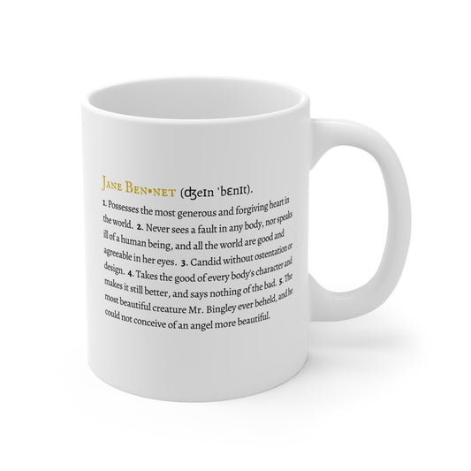 Jane Bennet Character Definition Mug
