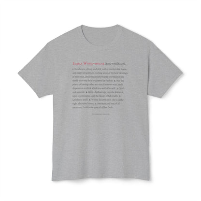 Emma Woodhouse Character Definition Tee