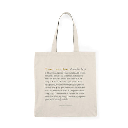 Mr. Darcy Character Definition Tote