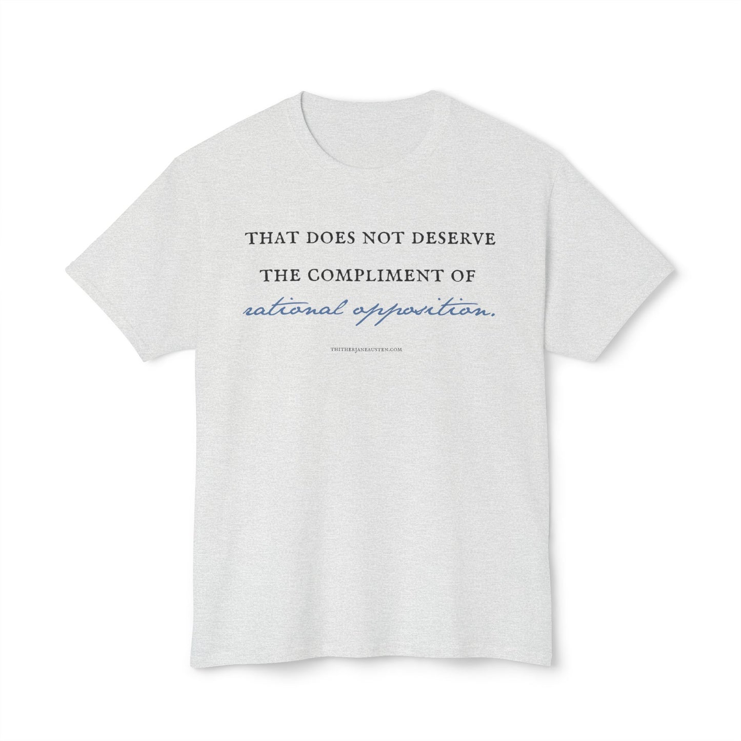Sense and Sensibility Quote Tee - Jane Austen Complaints Collection