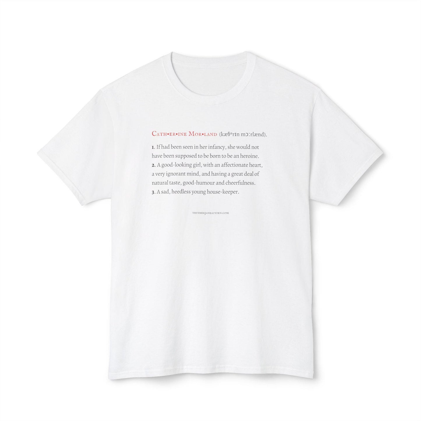 Catherine Morland Character Definition Tee