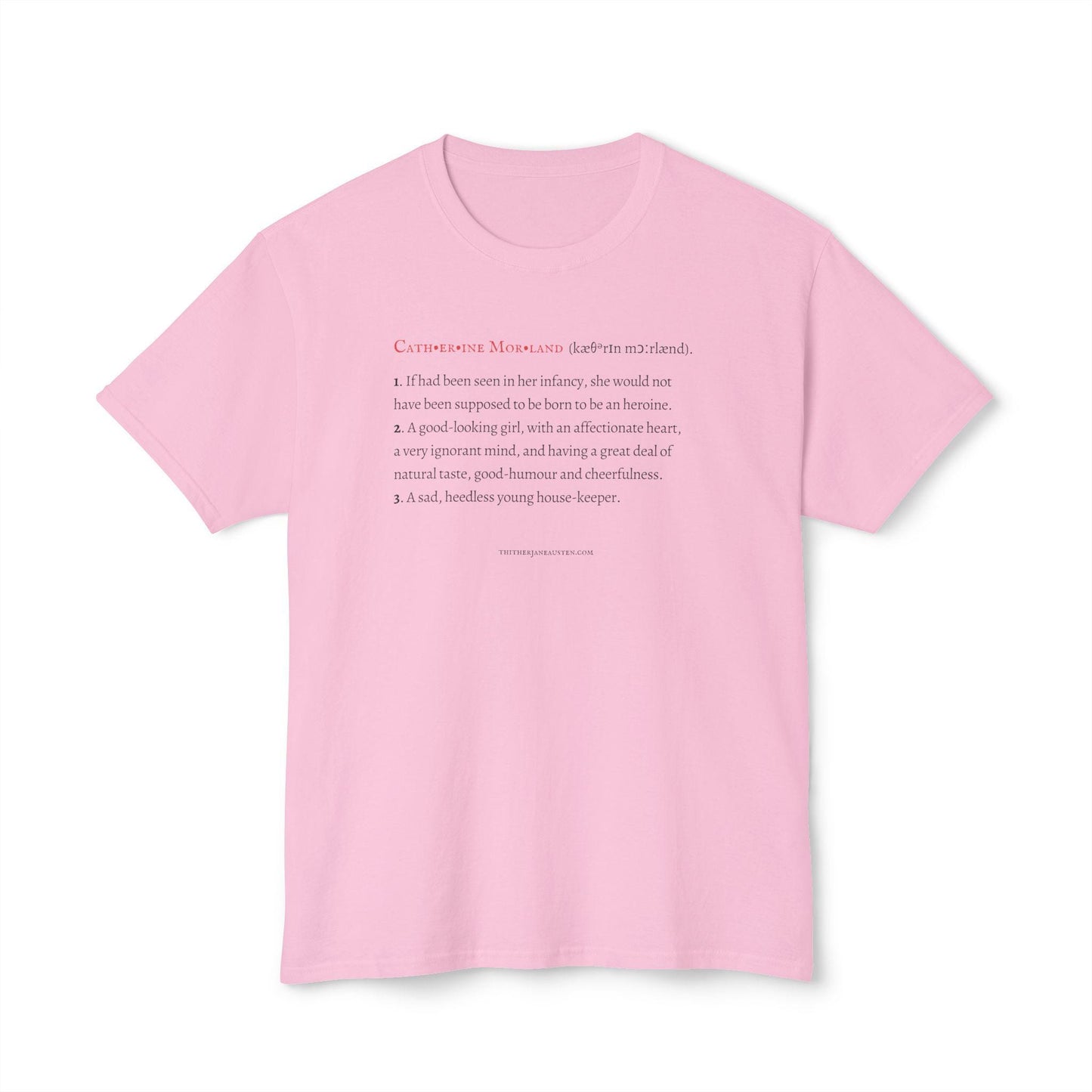 Catherine Morland Character Definition Tee