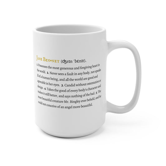 Jane Bennet Character Definition Mug