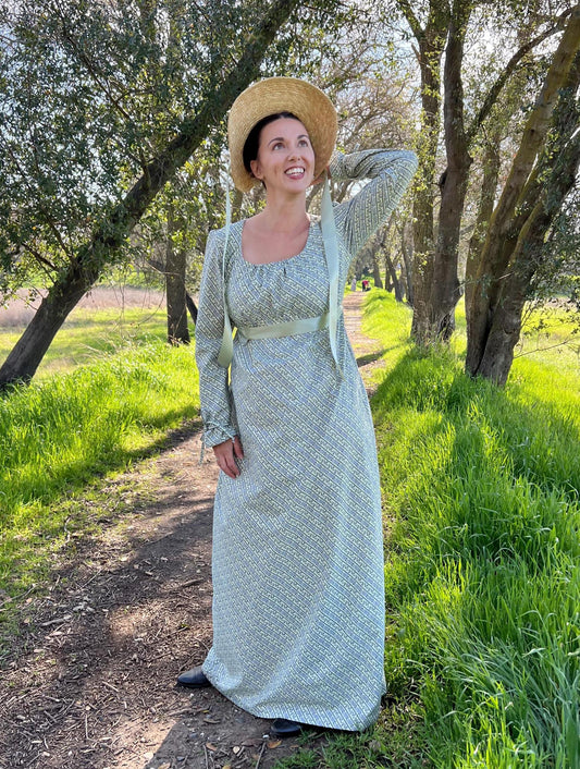 Marianne Print Gown