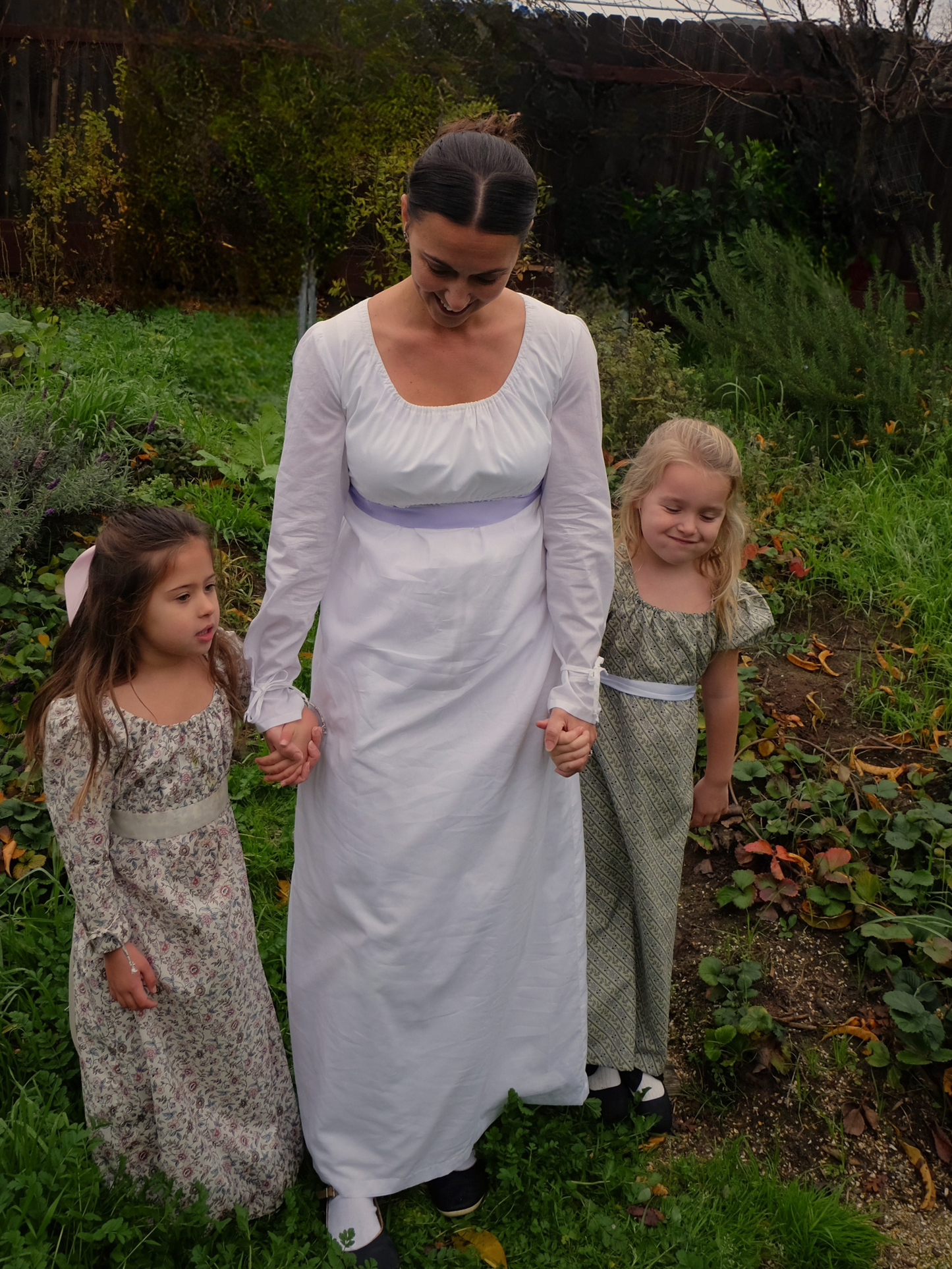 Girls Elinor Regency Cotton Drawstring Dress