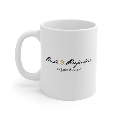 Obstinate, Headstrong Girl - Elizabeth Bennet Quote - 11oz Mug