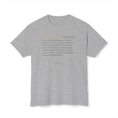 Elizabeth Bennet Character Definition Tee