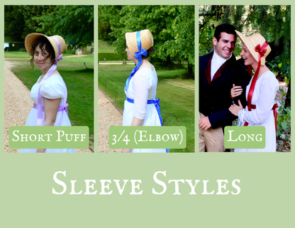 Regency Charlotte Print Cotton Gown