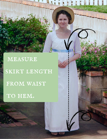Short Sleeve Regency White Drawstring Gown