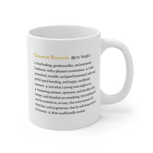 Mr Bingley Character Definition Mug