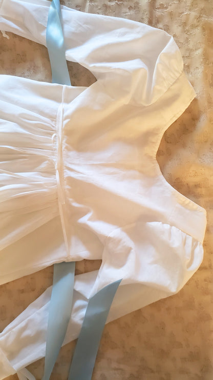 Girls Jenny Regency Cotton Drawstring Dress