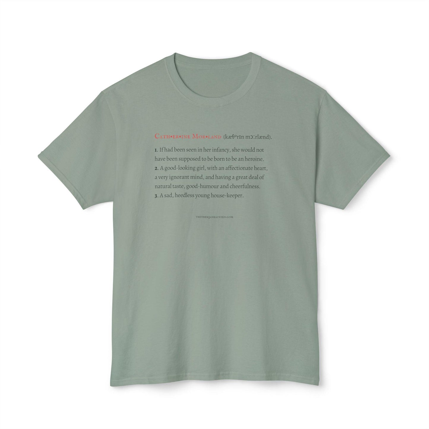Catherine Morland Character Definition Tee