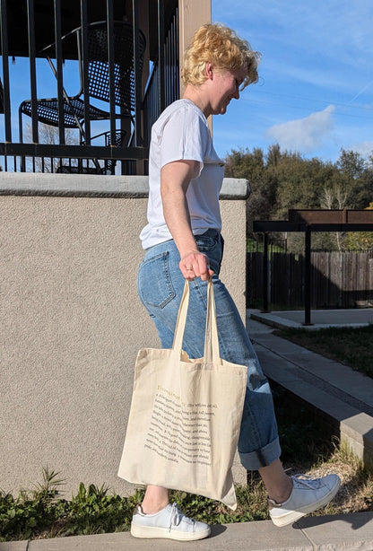 Emma Woodhouse Quote Tote