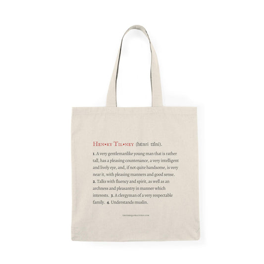 Mr Tilney Character Definition Tote