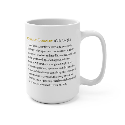 Mr Bingley Character Definition Mug