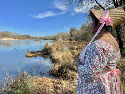 Emma Regency Straw Bonnet