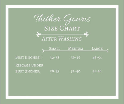 Regency Elizabeth Cotton Drawstring Gown