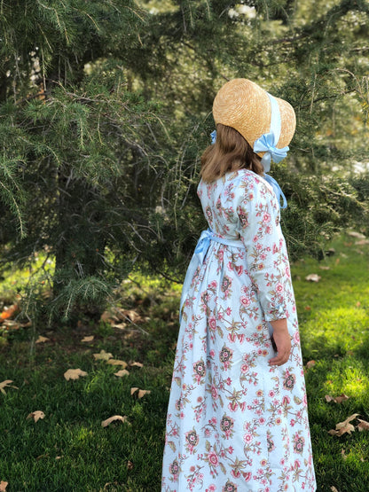 Girls Cassandra Regency Cotton Drawstring Dress