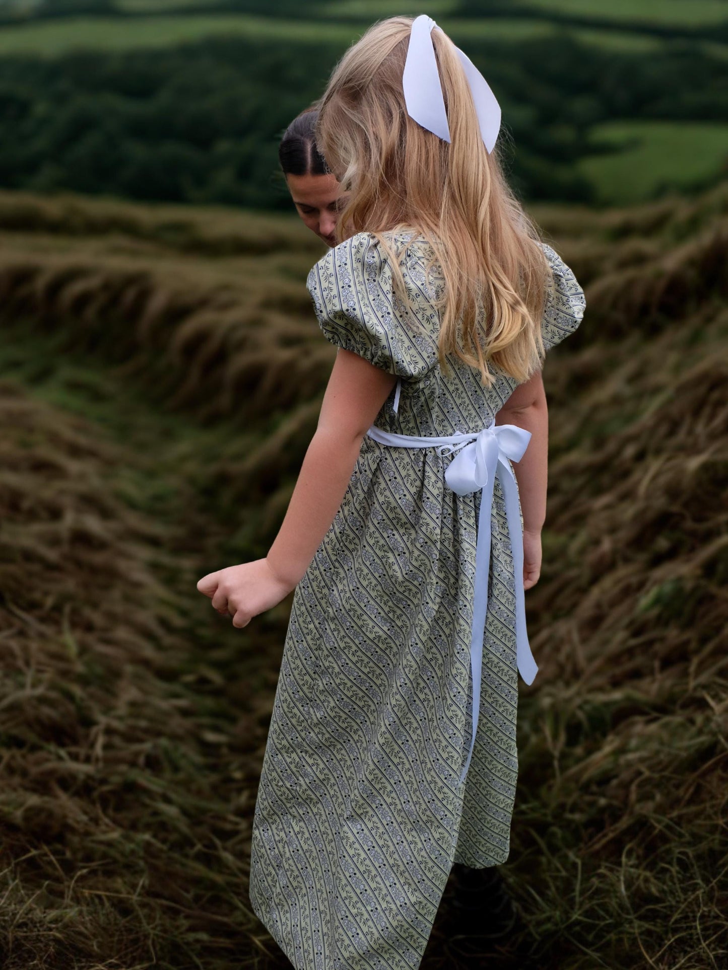 Girls Marianne Regency Cotton Drawstring Dress